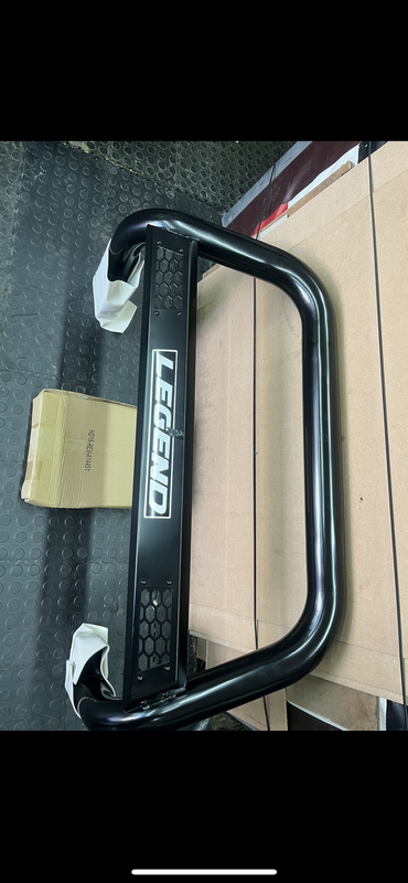 Toyota Hilux legend black nudge bar