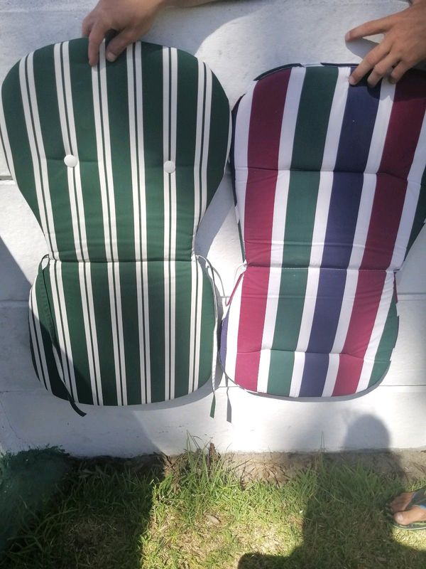 X6 Chair pillows covers 83cm long 44cm wide R400 for all