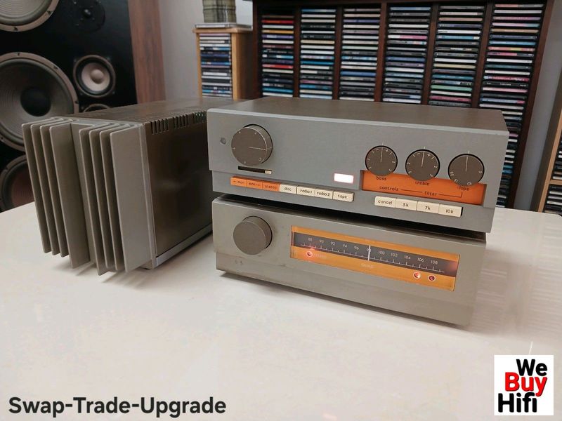 Quad 33 Control Amplifier, 303 Power Amplifier &amp; Matching FM Tuner - 3 MONTHS WARRANTY