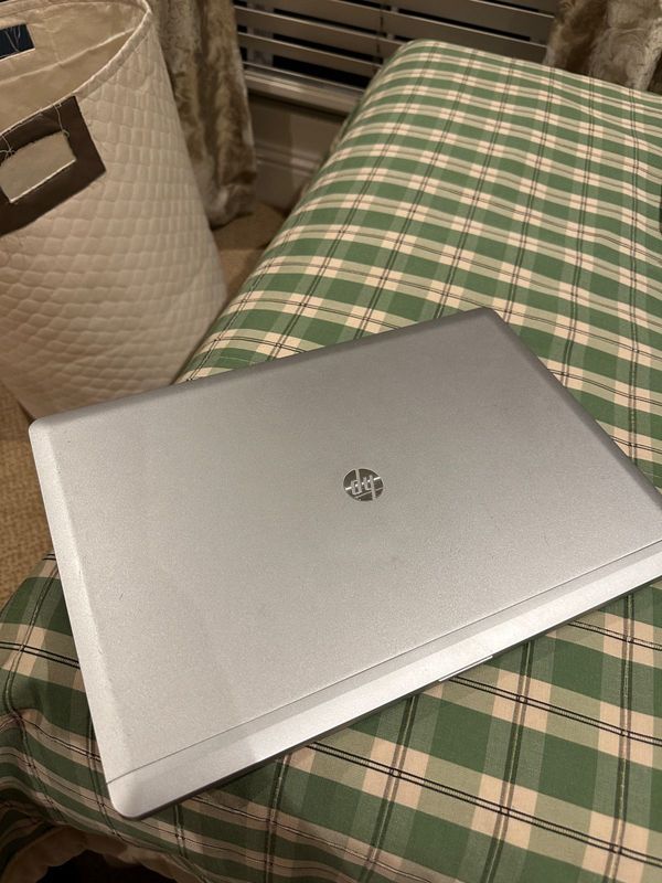 Silver HP Laptop