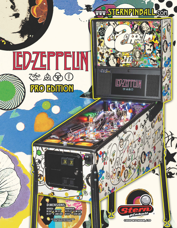 Stern Led Zeppelin Pinball (Available To Order)