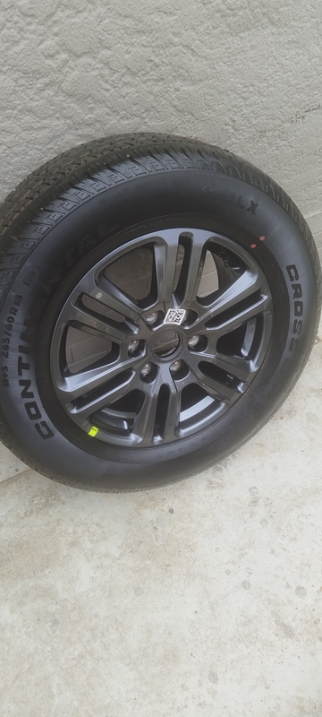 Brand New 18 inch Ford Ranger Wildtrak  Spare Wheel with New Continental Tyre