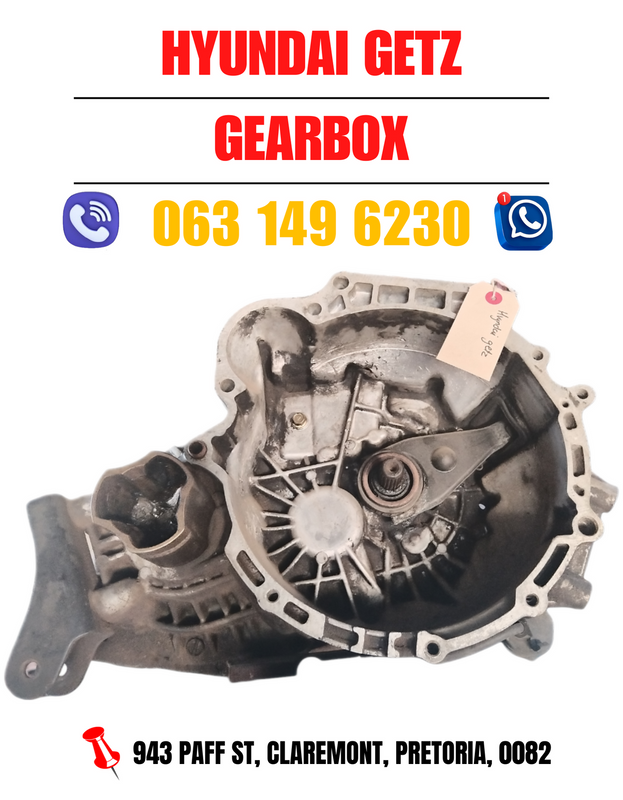 Hyundai getz gearbox R4500 Call or WhatsApp me 063 149 6230