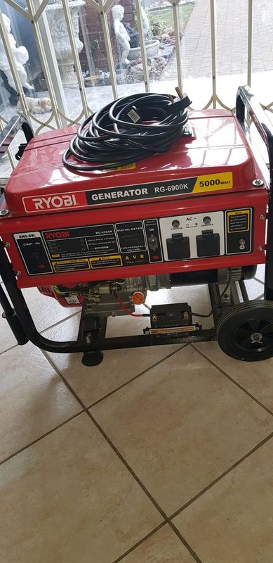 RYOBI 5KVA PETROL GENERATOR