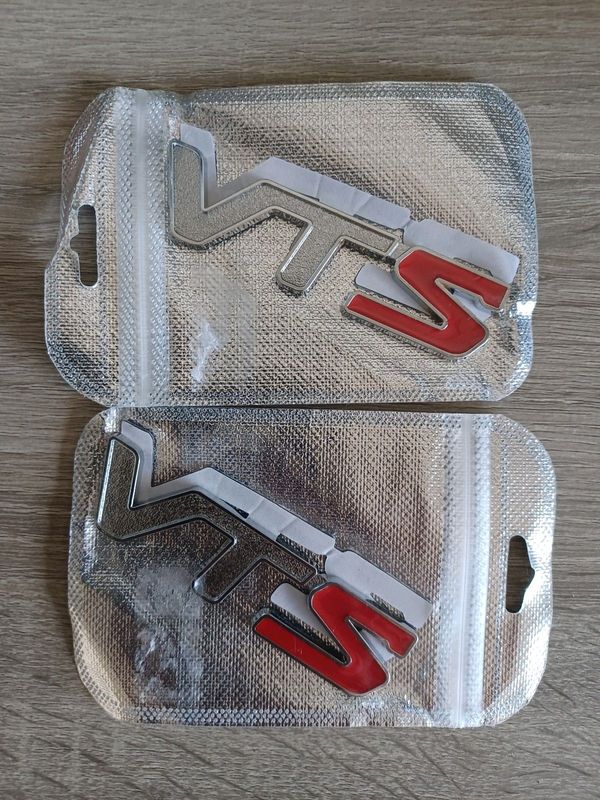 Citroen VTS badges emblems decals stickers