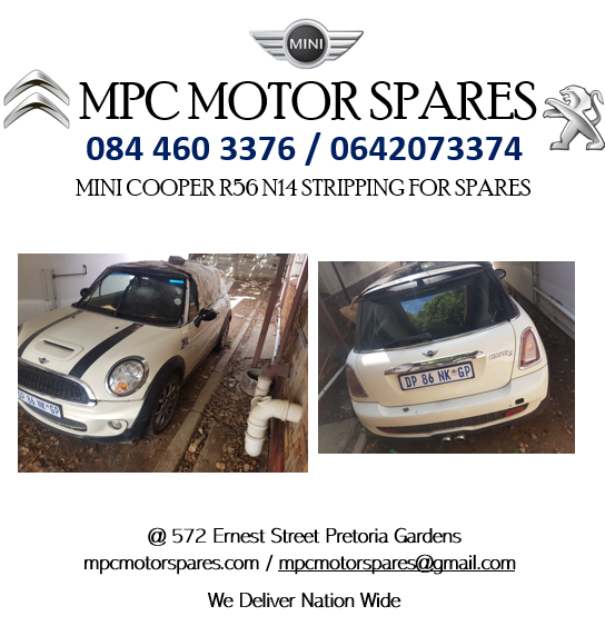 MINI COOPER R56 N14 STRIPPING FOR SPARES
