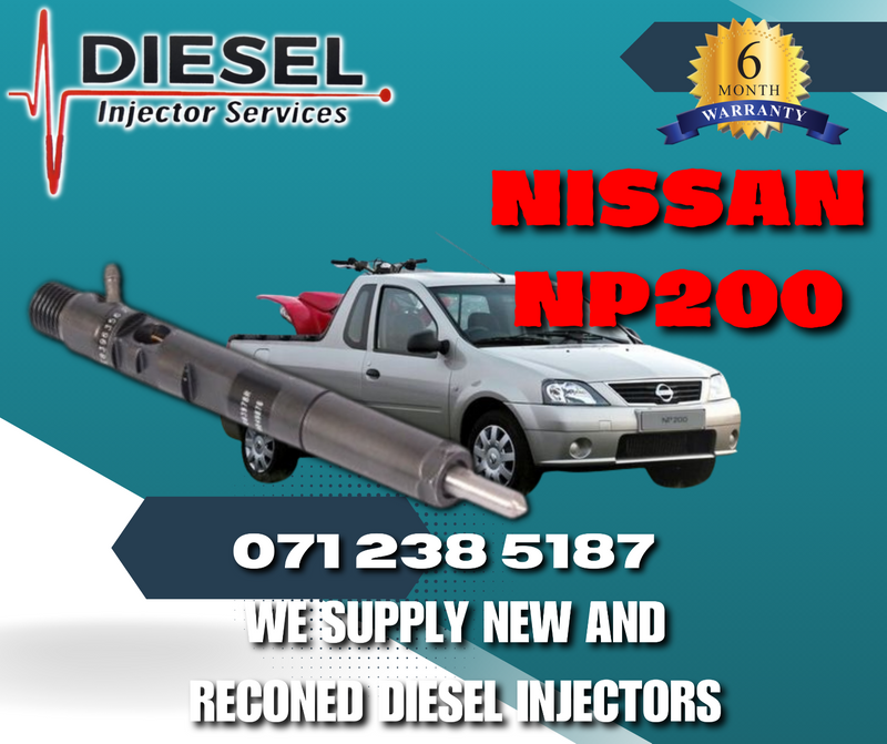 NISSAN NP200 DIESEL INJECTORS FOR SALE OR RECON