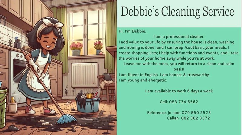  debbie’s household services  are you looking for reliable and efficient household services?