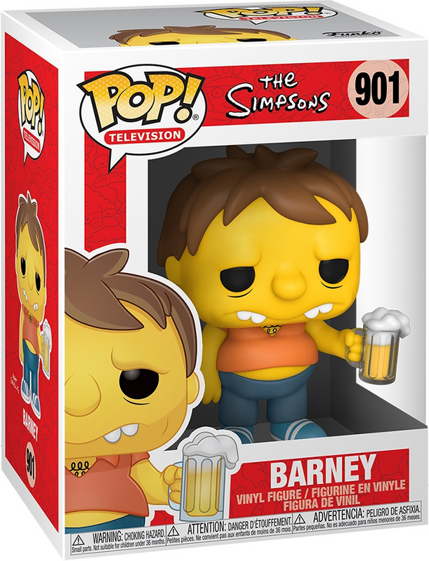 Funko Pop! TV 901: The Simpsons - Barney Gumble Vinyl Figure (New)