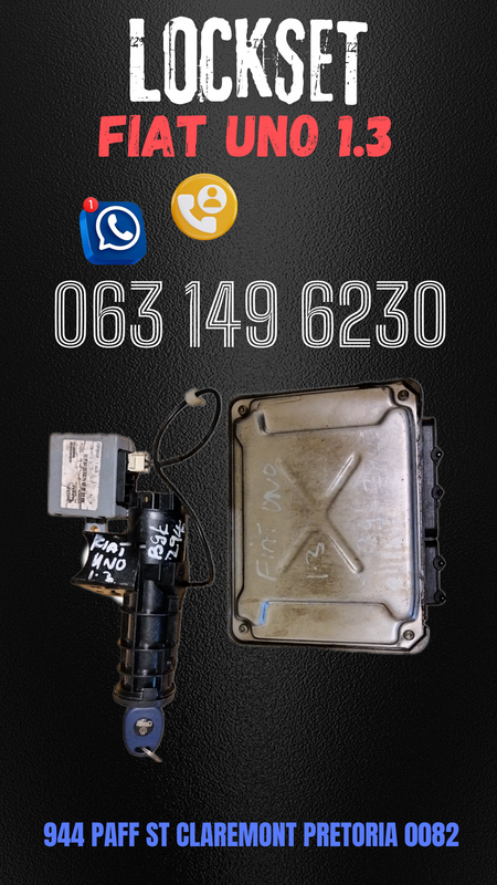 Fiat uno 1.3 lockset Call or WhatsApp me 0636348112