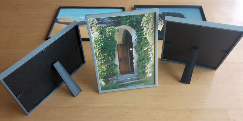 Wooden photo frames with glass cover various sizes