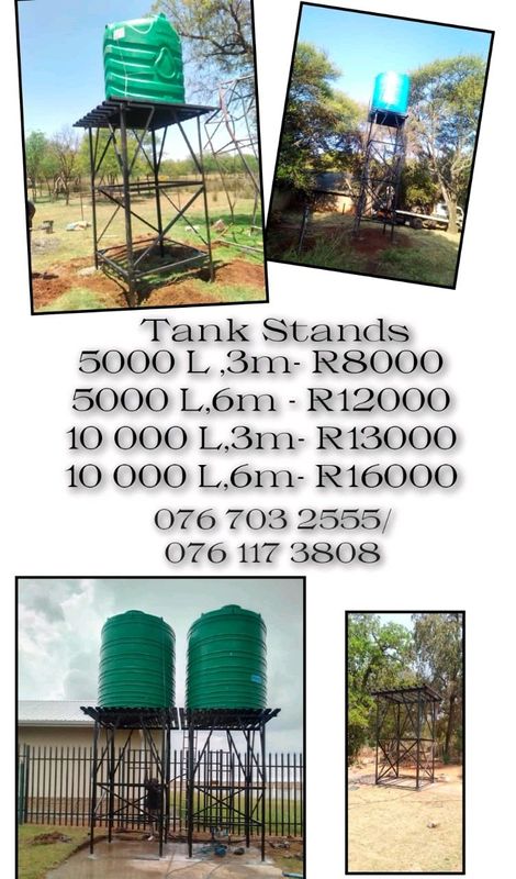 Chicken houses, tank stands, nest boxes, steel structures for sale