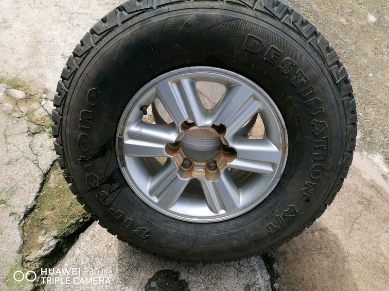 Toyota hilux spare wheel
