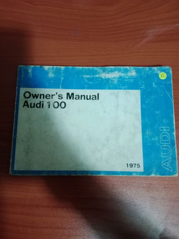 Audi 100 owners Manual