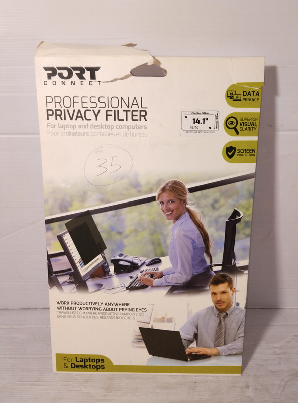 Port Design Privacy Filter 2D for 14&#34; Laptop Screens - Black