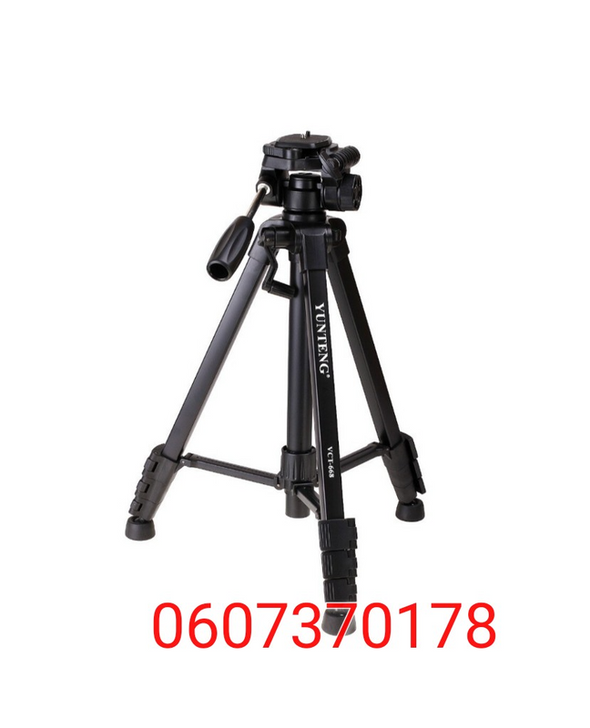 Camera Tripod VCT-668 Pro Camera Tripod with Damping Head Fluid Pan for SLR/DSLR (Brand New)