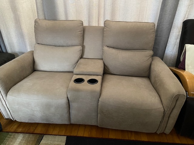 Double Recliner Couch