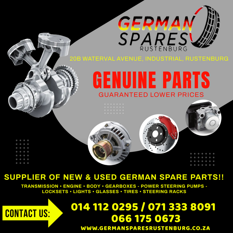 German Spares Rustenburg, Supplier of New &amp; Used German Spare Parts!!!