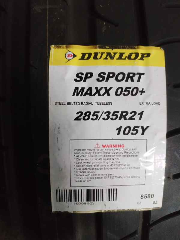 Brand new Dunlop 21 inch tyres