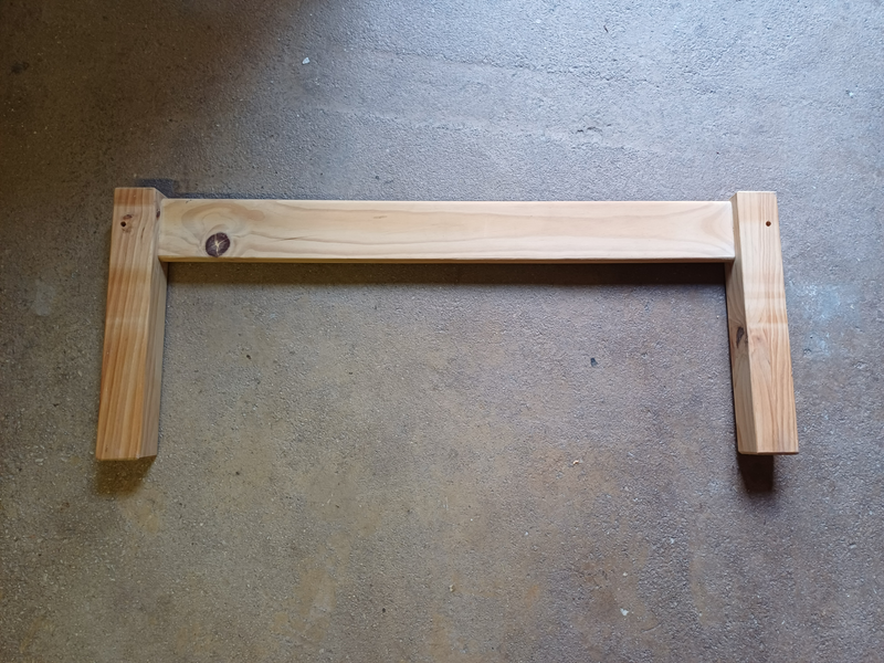 Wooden foot piece for single bed for sale