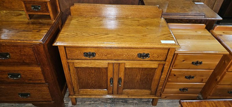 Oak Vanity Cabinet