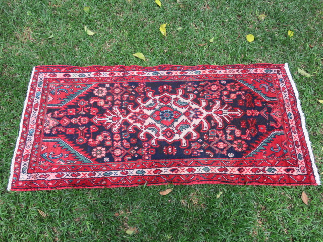 A Persian hand knotted Borjelo rug