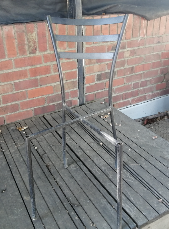 Steel Chair Frames (incomplete project) x 13 (ALL)