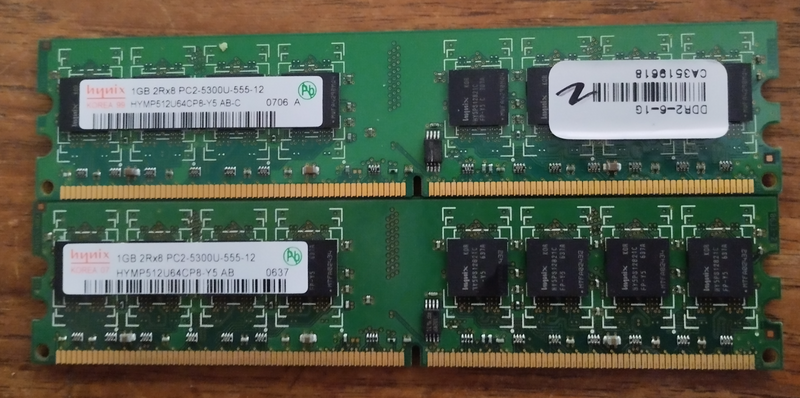 Hynix PC2-5300 2Gb RAM for PC