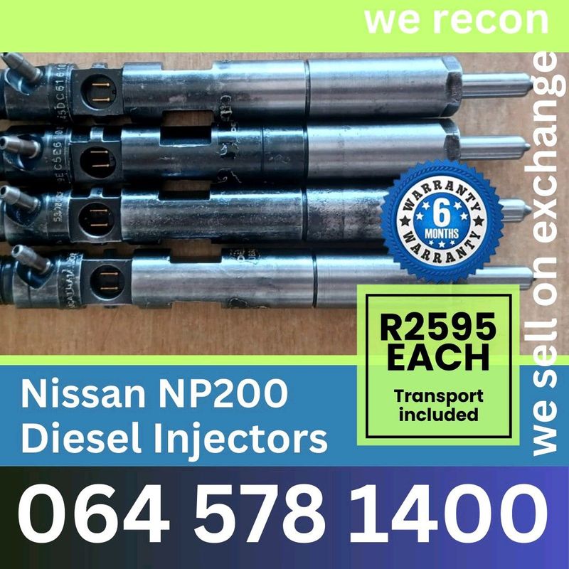 Nissan NP200 1.5L Diesel Injectors for sale
