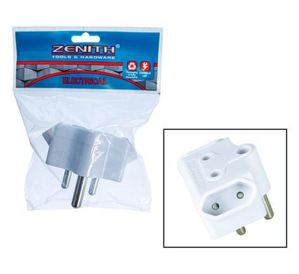 Plug-Adaptor 1x16amp &#43; 2x5amp-2pin
