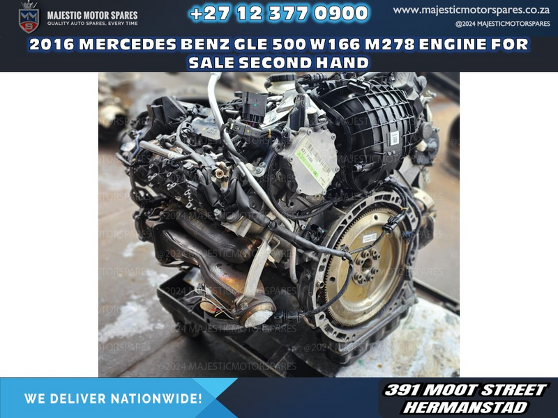 2016 Mercedes Benz GLE500 W166 M278 Engine for Sale – Pre-Owned