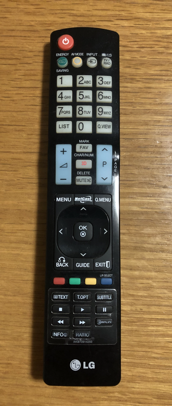 Original LG TV remote