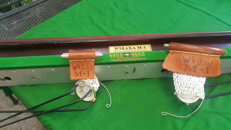 Full size Snooker table set of steel block cushions