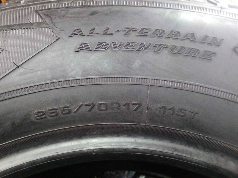 Good Year Tyres 265/70 R17