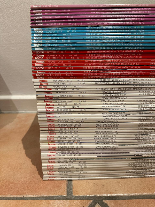 Old interior decorating magazines SA and UK (2001 to 2023)