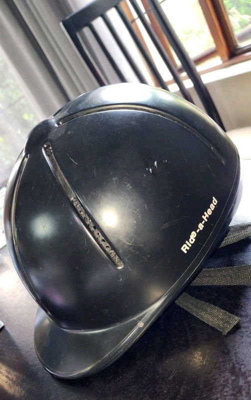Horse riding helmet &#34;ride a head brand&#34; S/M size for only R150. Good condition