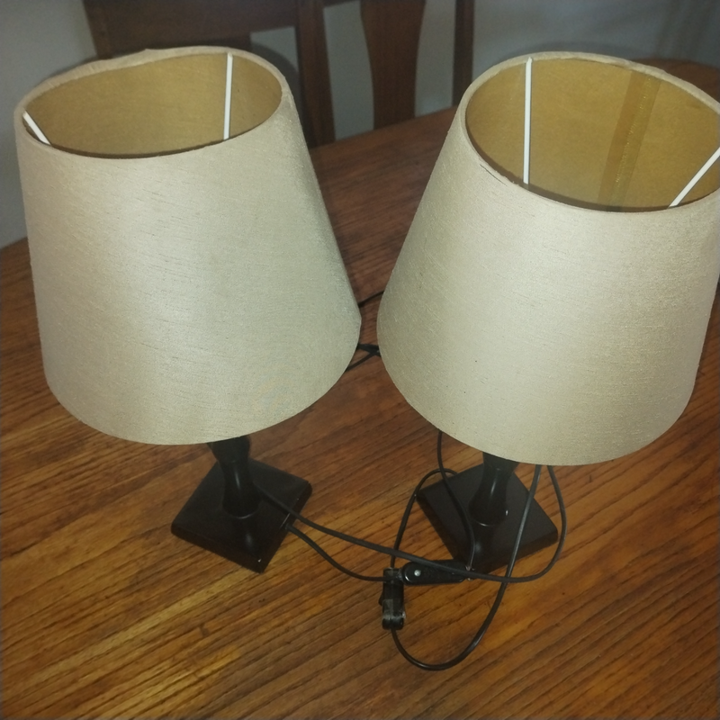 bedside lamps plus shades