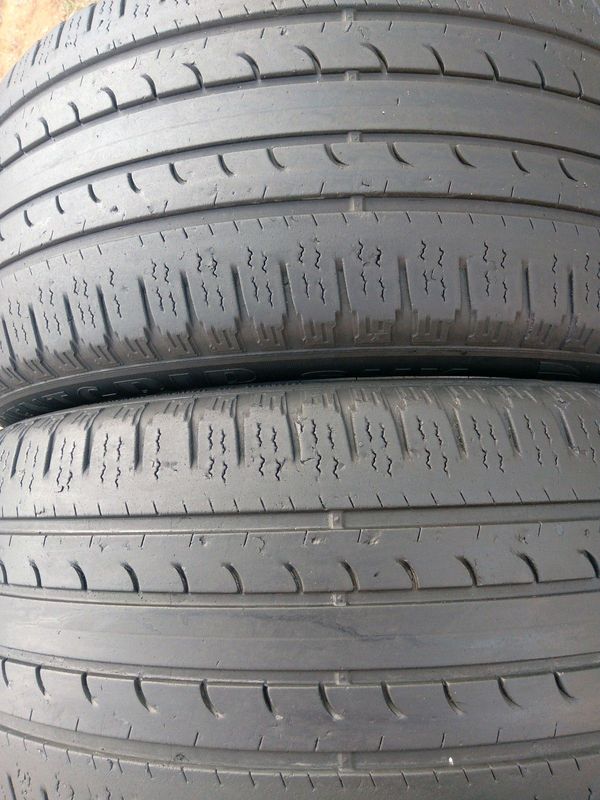 2x 265/50/20 Goodyear Tyres 75%tread excellent condition