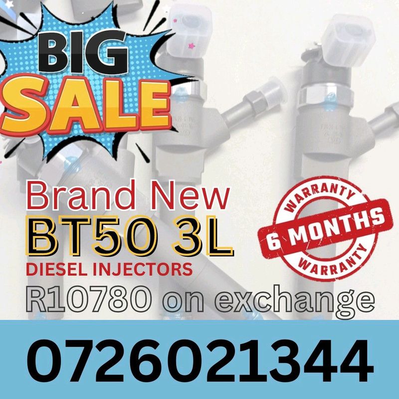 Brand new BT50 Diesel Injectors for sale