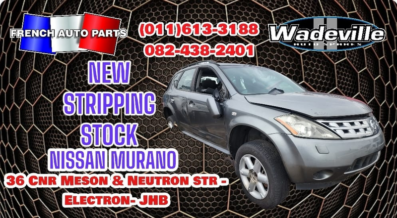 NISSAN MURANO STRIPPING SPARES / PARTS AT FRENCH AUTO PARTS