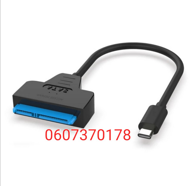 Hard Drive and SSD to Type C Converter Cable USB 3.1 (Brand New)