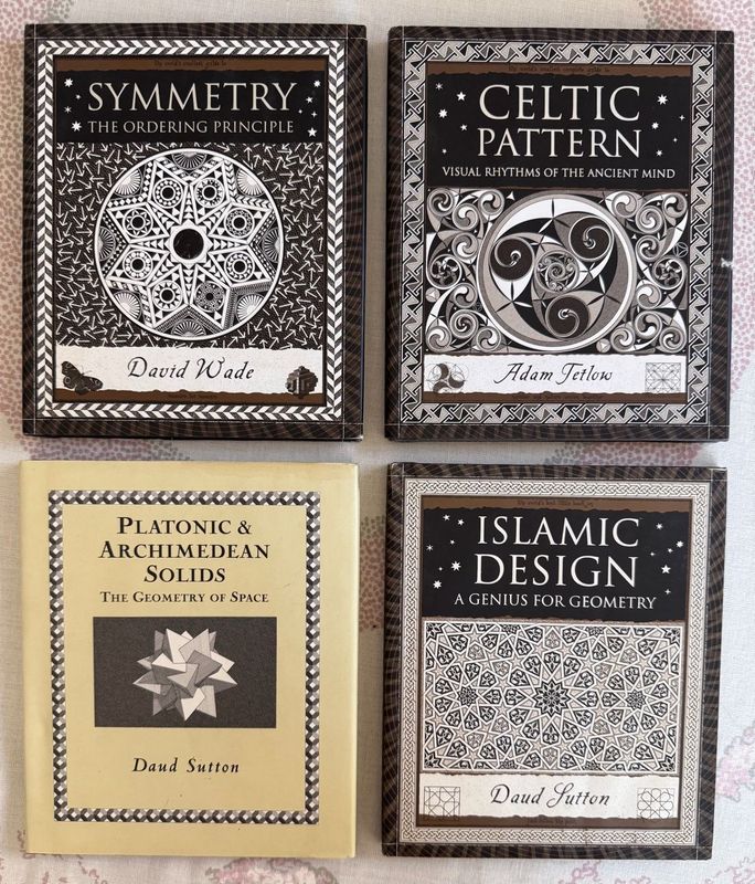 Wooden Books: Symmetry, Celtic Pattern, Platonic &amp; Archimedean Solids, Islamic Design.