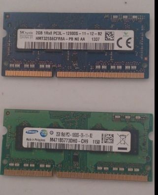 2 X 2GB DDR3 LAPTOP MEMORY