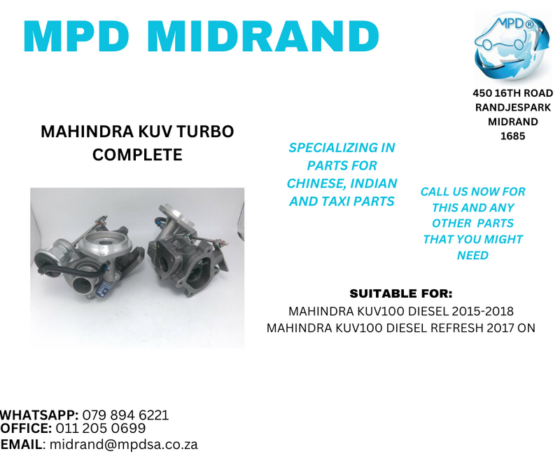 Mahindra KUV100 - Turbo Complete