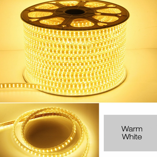 LED Strip Light / Rope Light 100metres Roll 220Volts in Warm White Light Colour. Brand New Products.