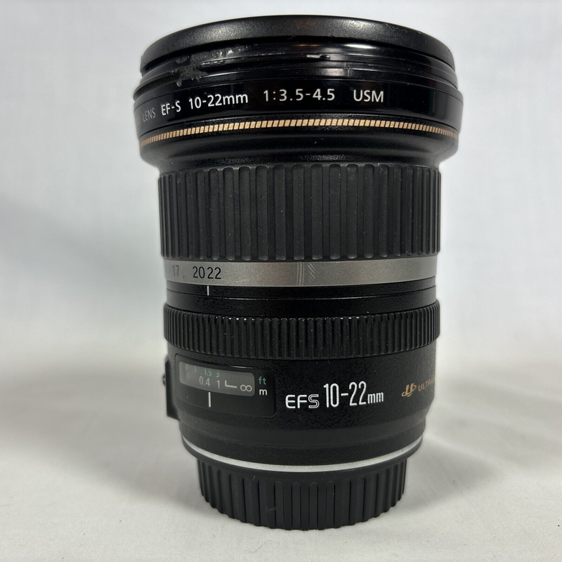 Canon EF-S 10-22mm f/3.5-4.5 USM Ultra-Wide Zoom Lens Ultrasonic With Caps JapanCanon EF-S 10-22mm f