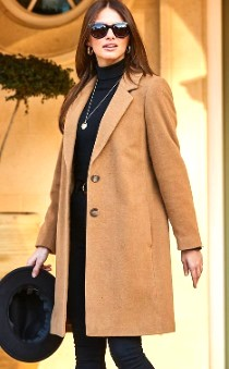 100% cashmere coat by Durburg - great for a classic or vintage look