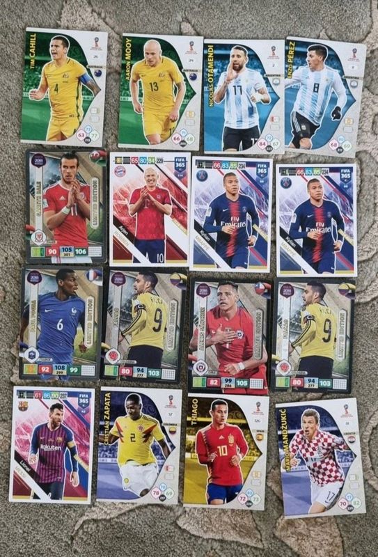 Panini soccer card collection for sale