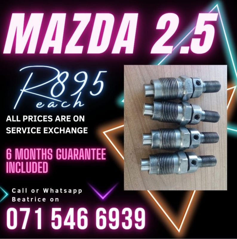 MAZDA DRIFTER 2.5 INJECTORS FOR SALE WITH WARRANTY ON