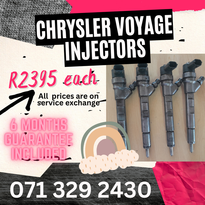 CHRYSLER VOYAGE DIESEL INJECTORS FOR SALE WITH WARRANTY